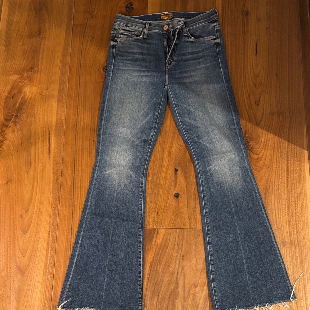 Mother The weekender Women's Blue Flared Jeans